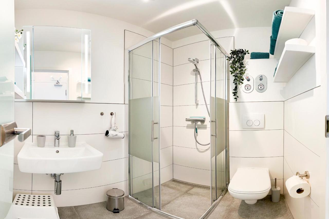 Fewo1846 Strandresidenz Wassersleben - Ostseenest - Modernes Studioapartment Mit Balkon Am Strand Harrislee Esterno foto